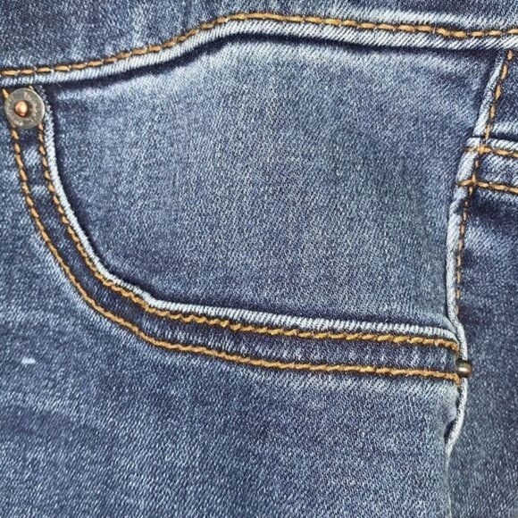 Westport Womens Pull-On Denim Jeans Size 10 Stretch Waistband Dark Wash - Picture 6 of 11